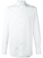 Ermenegildo Zegna Classic Shirt, Men's, Size: 40, White, Cotton