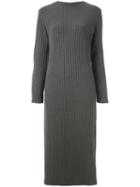 Osklen Knitted Midi Dress - Grey