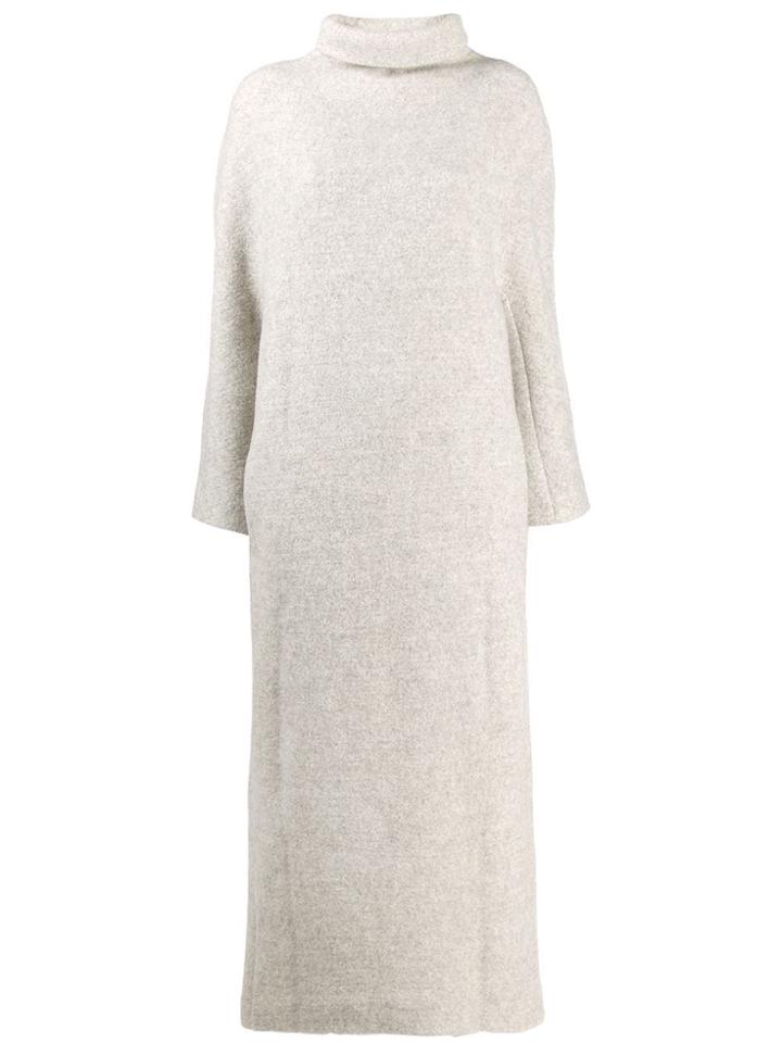 Loose-fit Jumper Dress - Neutrals