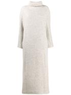 Loose-fit Jumper Dress - Neutrals