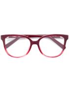 Chloé Eyewear Wayfarer Gradient Glasses - Pink & Purple