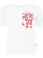 Aalto Print Detail T-shirt - White