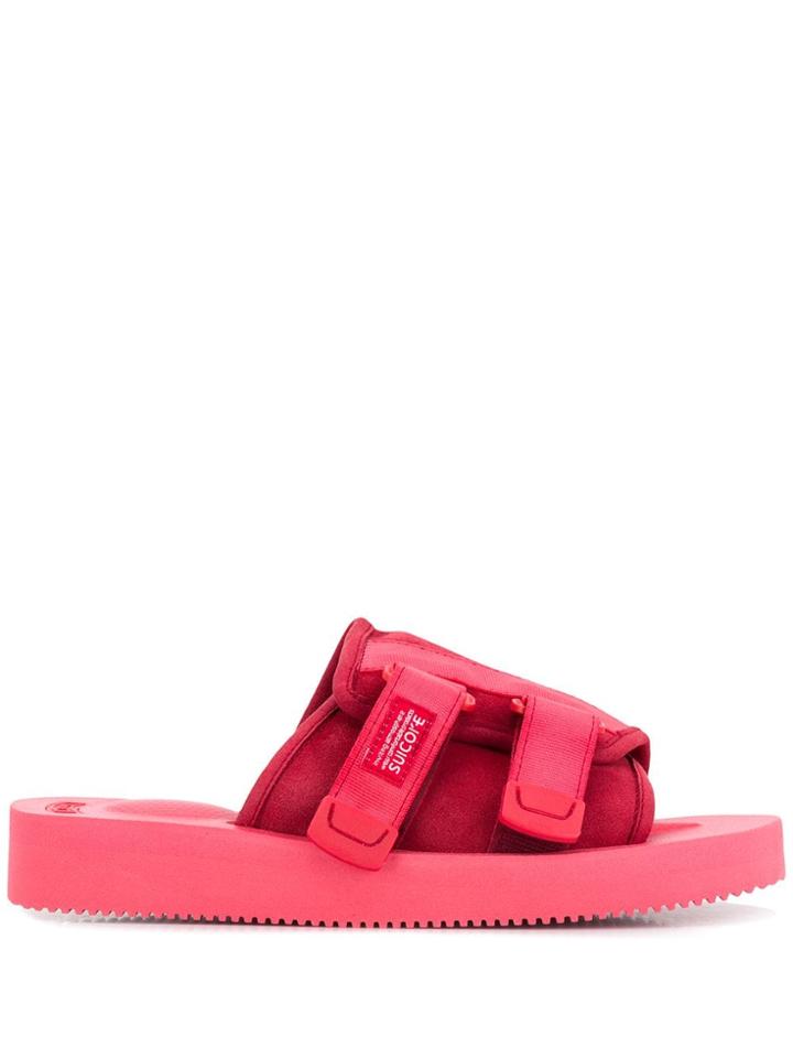 Suicoke Double Strap Slides - Red