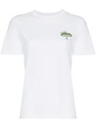 Ganni Mushroom Motif T-shirt - White