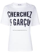 Études Union Garçon Print T-shirt - White