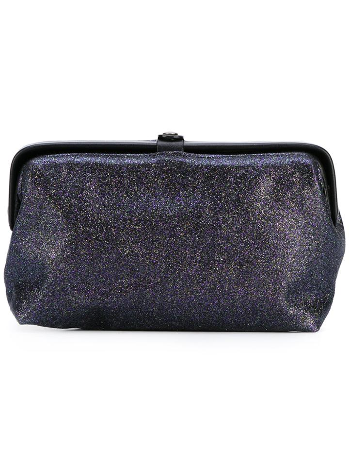 A.f.vandevorst Glitter Clutch Bag - Metallic