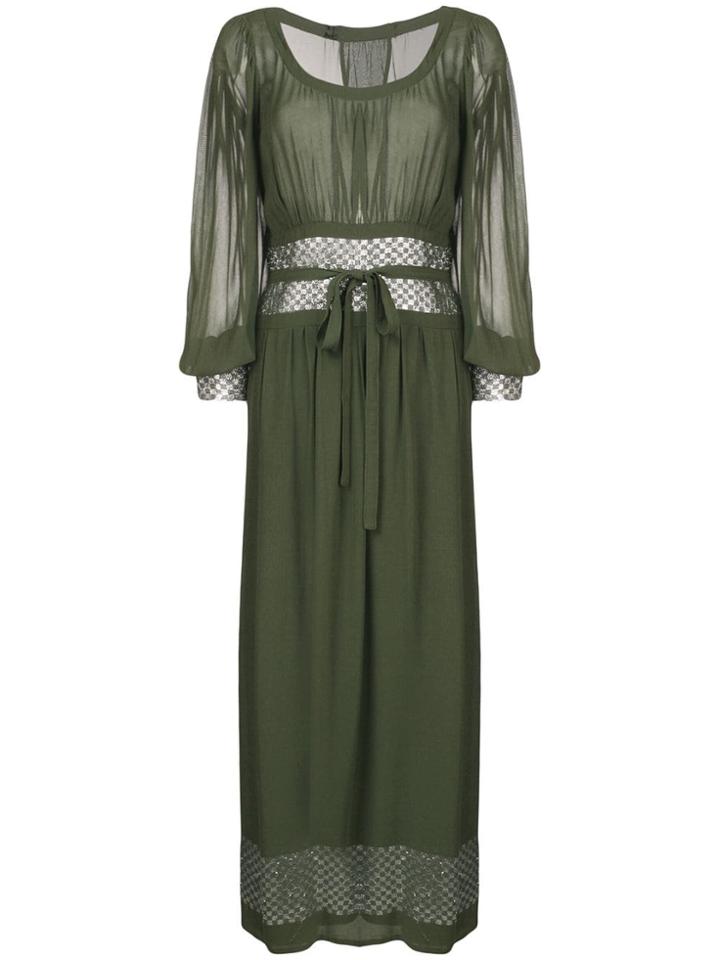 A.n.g.e.l.o. Vintage Cult 1970's Maxi Dress - Green