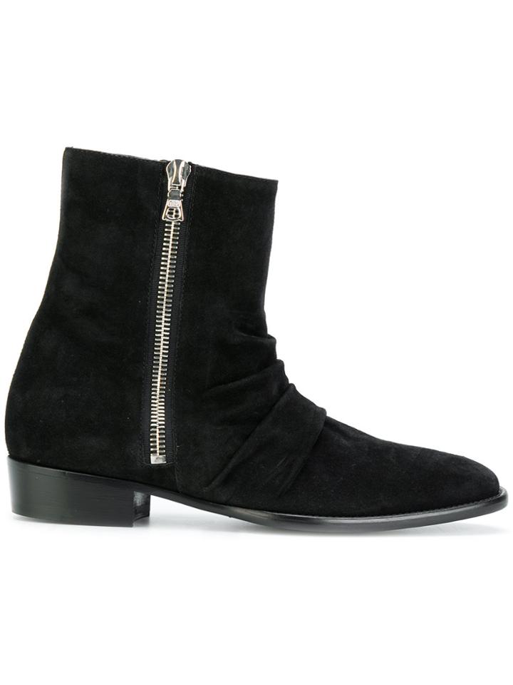 Amiri Skinny Stack Boots - Black