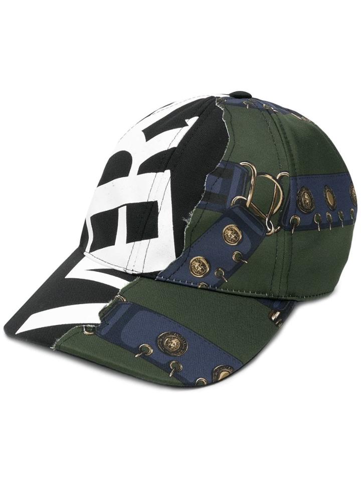 Versus Fabric Mix Cap - Green