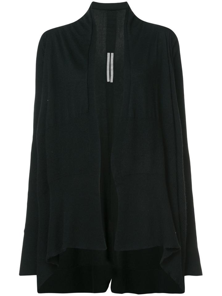 Rick Owens Forever Medium Wrap Cardigan - Black
