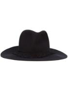 Kijima Takayuki Fedora Hat, Women's, Black, Wool Felt