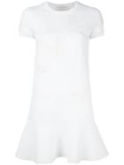 Valentino Butterfly Appliqué Dress, Women's, Size: Medium, White, Polyester/viscose/cotton