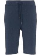 Lot78 Cashmere Blend Striped Shorts - Blue