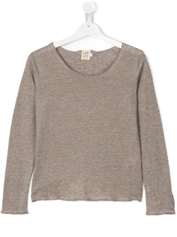 Caffe' D'orzo Guendalina T-shirt, Girl's, Size: 14 Yrs, Brown