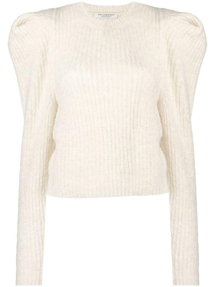 Philosophy Di Lorenzo Serafini Crew-neck Sweater - White