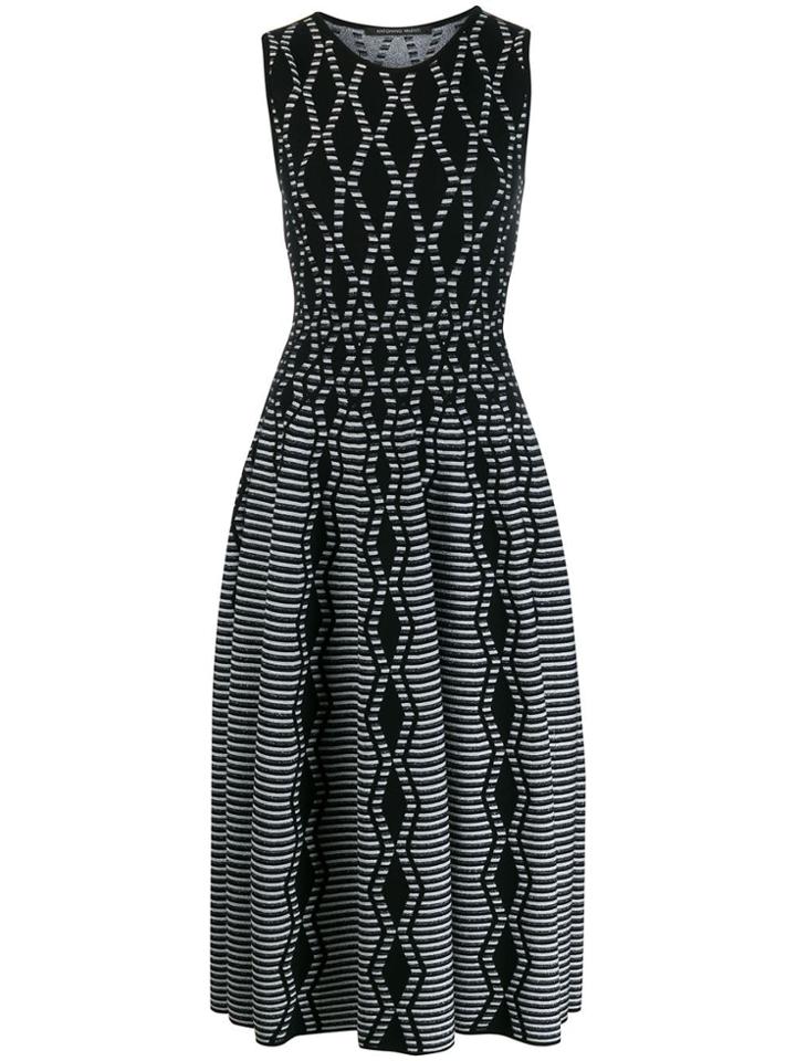 Antonino Valenti Embroidered Midi Dress - Black