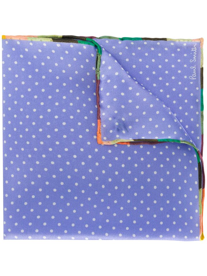 Paul Smith Polka Dot Scarf - Pink & Purple