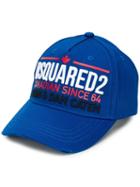 Dsquared2 Stitched Logo Cap - Blue