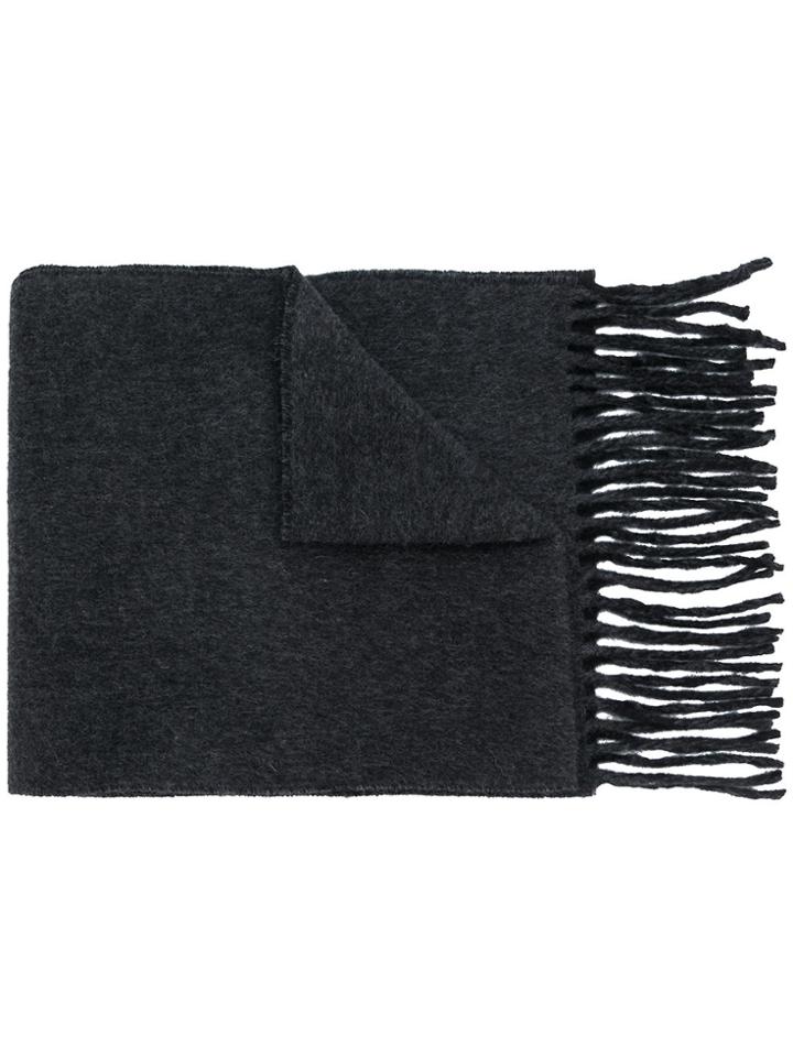 Polo Ralph Lauren Fringed Edges Scarf - Grey