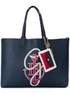 Tommy Hilfiger Tommy X Gigi Hadid Anchor Print Tote Bag, Women's, Blue