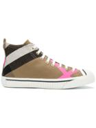 Burberry House Check Hi-top Sneakers - Nude & Neutrals