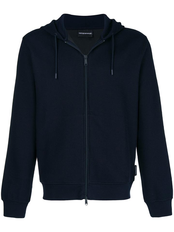 Emporio Armani Classic Hoodie - Blue