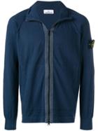Stone Island Full-zipped Cardigan - Blue