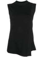 Paco Rabanne Sleeveless Fitted Top - Black