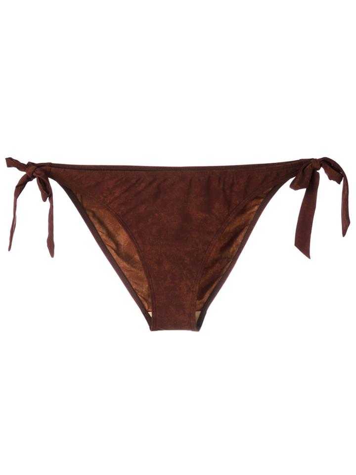 Marlies Dekkers Puritsu Tie And Bow Briefs - Brown