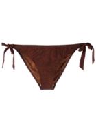 Marlies Dekkers Puritsu Tie And Bow Briefs - Brown