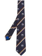Kenzo Stripe Tiger Tie - Blue