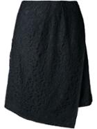 Carven Lace Wrap Skirt, Women's, Size: 40, Black, Polyamide/viscose