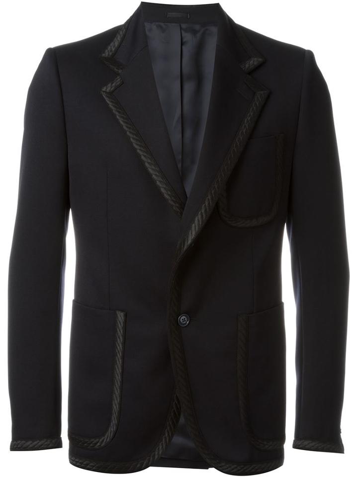 Alexander Mcqueen Braided Trim Blazer