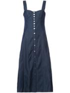 Tibi - Denim Twill Dress - Women - Cotton - 4, Blue, Cotton