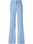 Dondup Marion Patterned Trousers - Blue