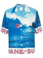 Chanel Vintage Surf-print Shirt - Blue