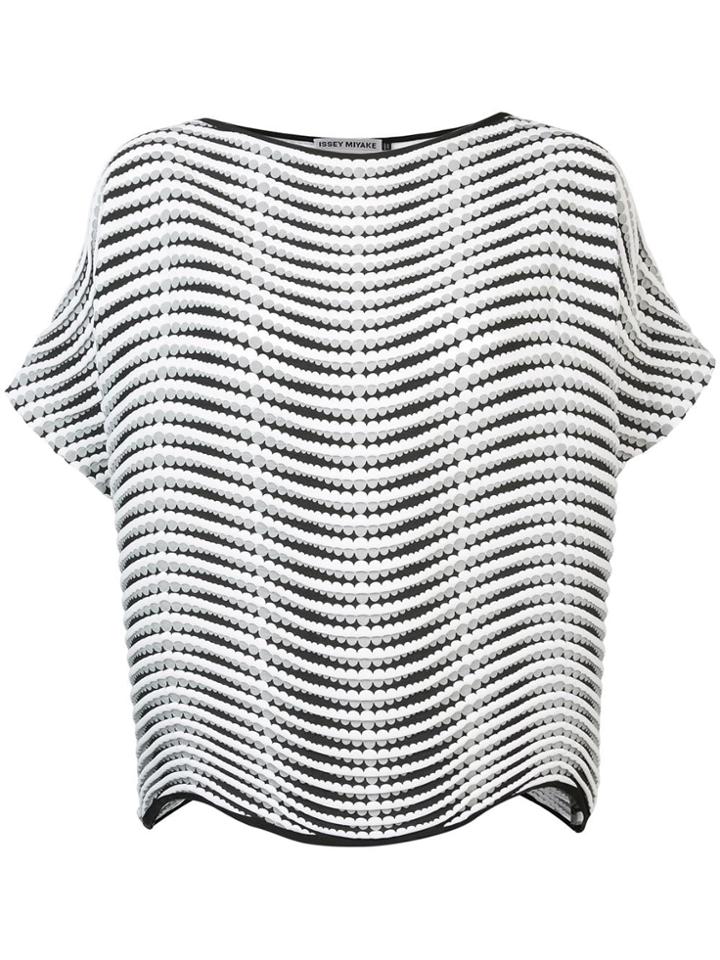 Issey Miyake Stretch Plissé T-shirt - White