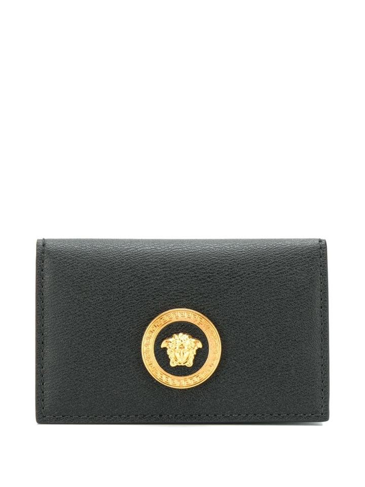 Versace Medusa Motif Purse - Black