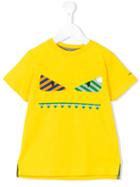 Fendi Kids Monster Print T-shirt, Boy's, Size: 6 Yrs, Yellow/orange