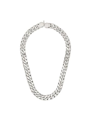 Tom Wood Cuban Curb Chain Link Necklace - Metallic