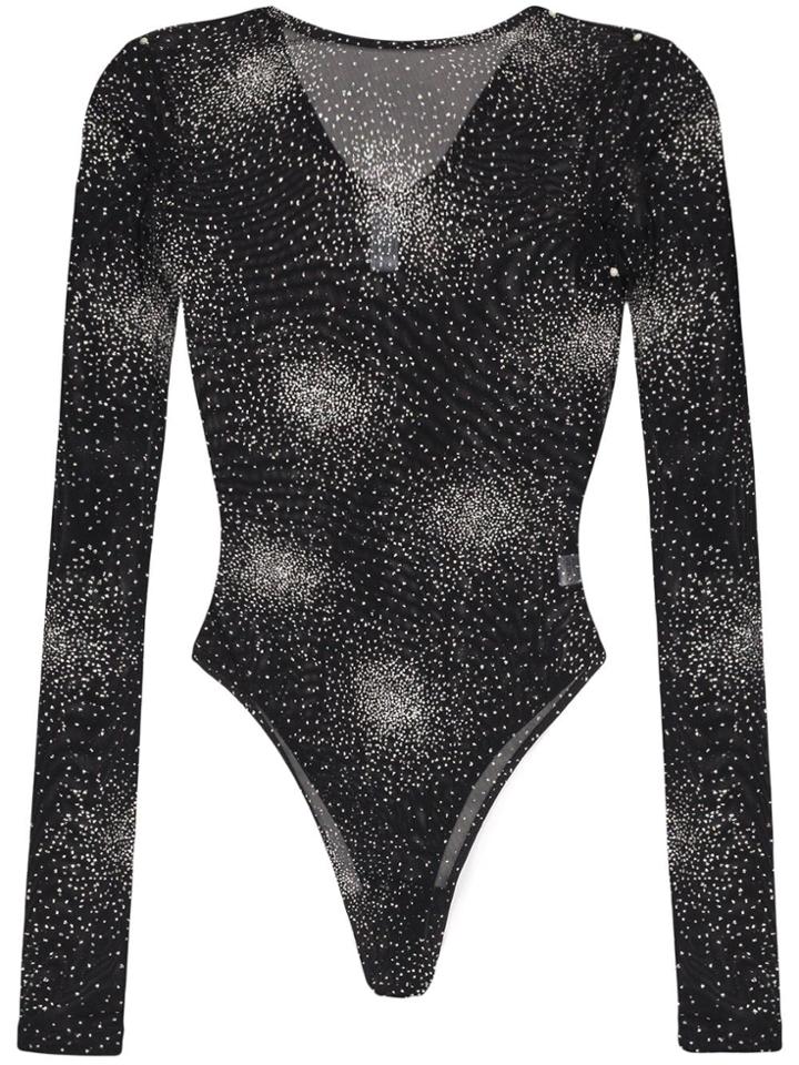 Fantabody Sheer Sparkle Tulle Body - Black
