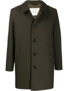 Mackintosh Dunoon Button Up Coat - Green