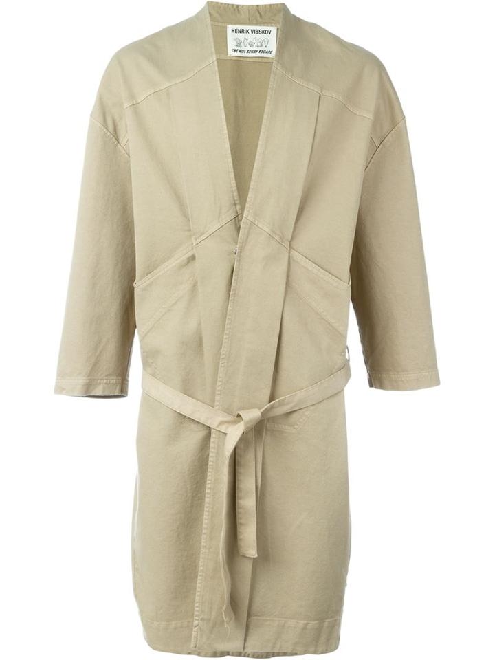 Henrik Vibskov 'chock Long' Single Breasted Coat