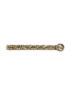 Gucci 18kt Yellow Gold Textured Tie Pin