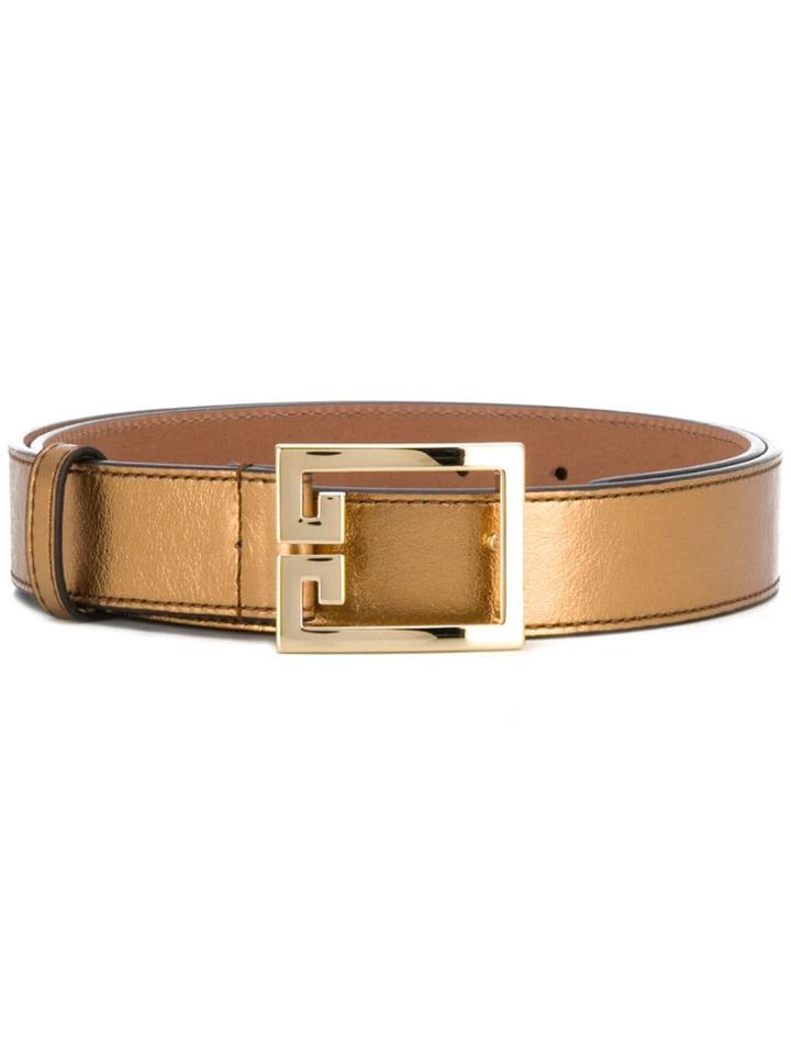Givenchy Double G Belt - Brown