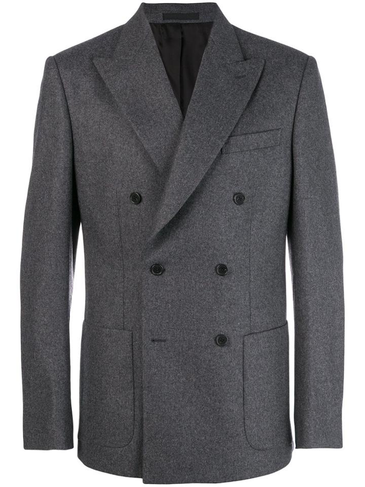 Stella Mccartney Classic Double-breasted Blazer - Grey