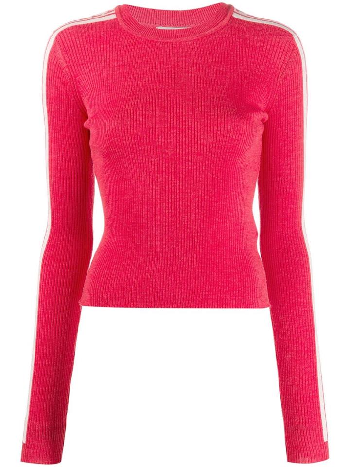 Fiorucci Long-sleeve Logo Sweater - Red