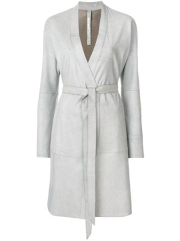 Olsthoorn Vanderwilt Belted Midi Coat - Grey