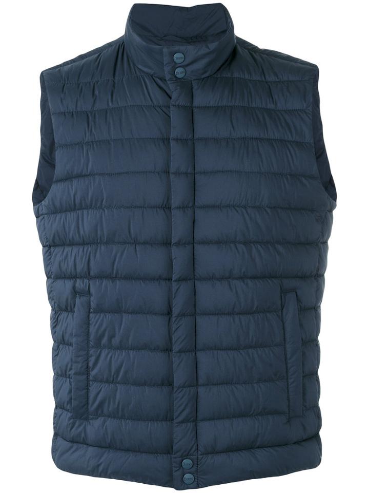 Herno - Gilet Jacket - Men - Polyamide/polyurethane - 48, Blue, Polyamide/polyurethane