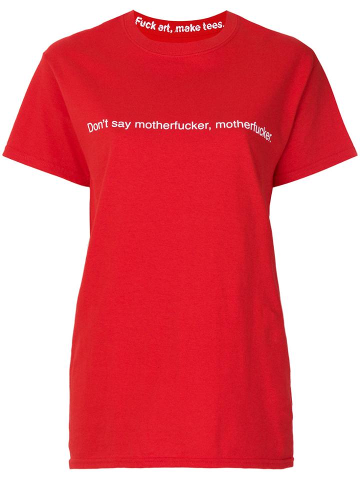 F.a.m.t. Don't Say T-shirt - Red